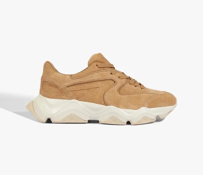 Tênis Sporty Camurça Caramelo