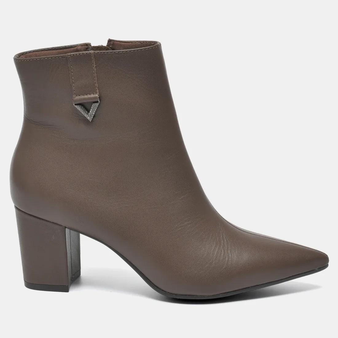 Bota Social De Couro Marrom