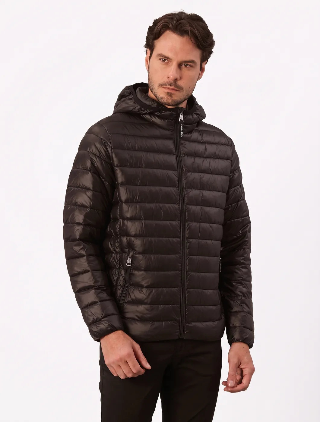 Jaqueta Masculina Matelassê Com Capuz