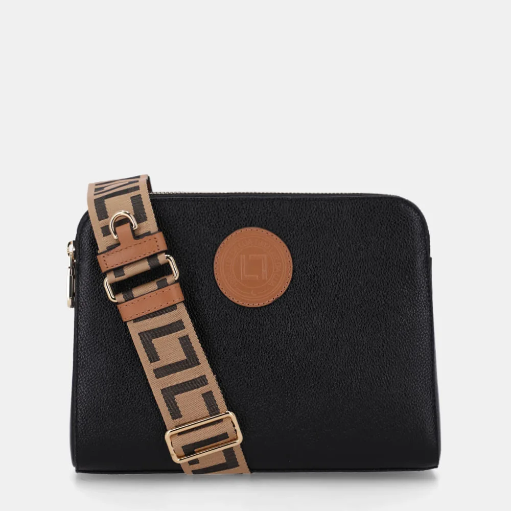 Bolsa Bella Tiracolo Média New Ridge Preto