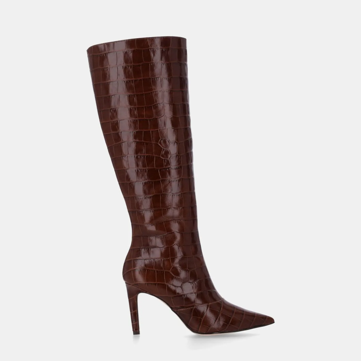 Bota Cano Longo Croco Trufa