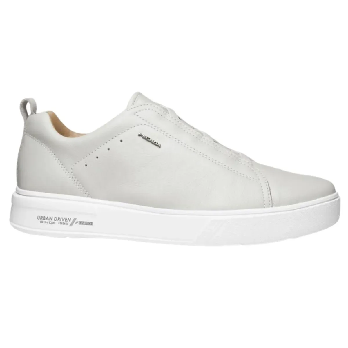 Tênis Sapatenis Pegada Casual Masculino Couro Greige Conforto