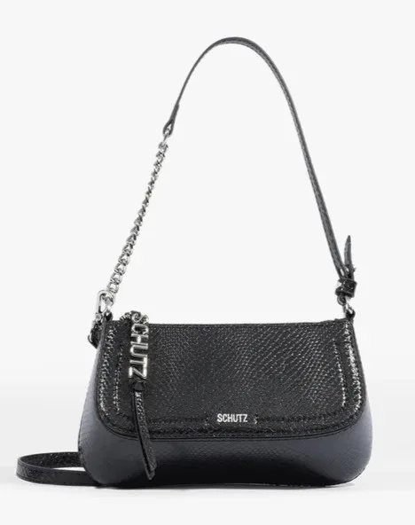 Bolsa Tiracolo Tina Pequena Preta