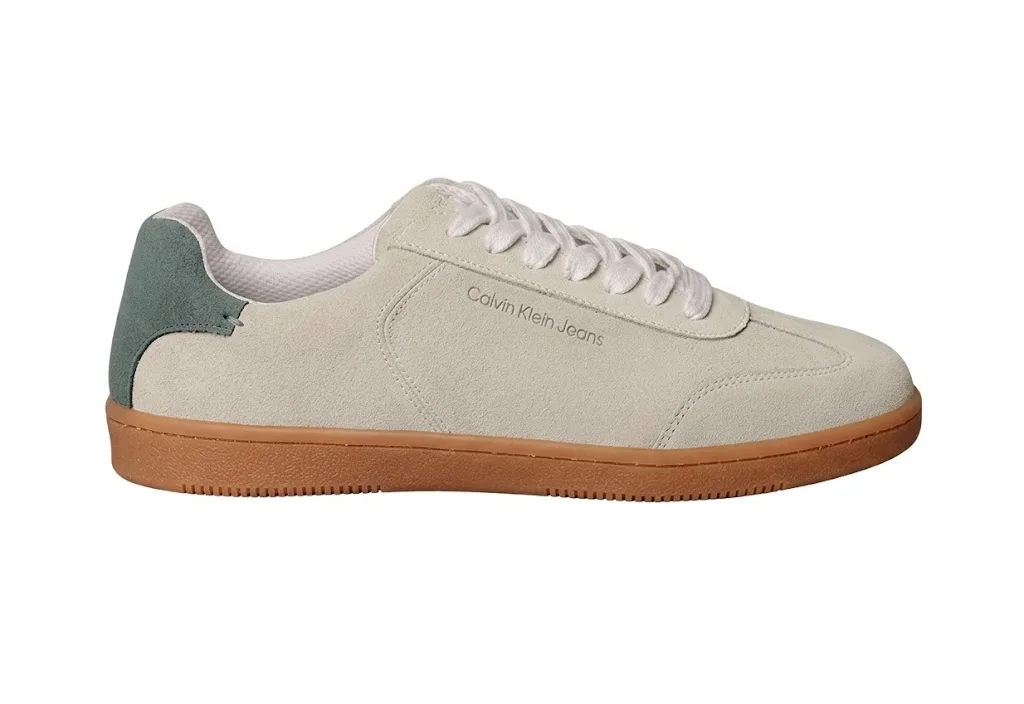 Tênis Calvin Klein Jeans Slim Logo Off White