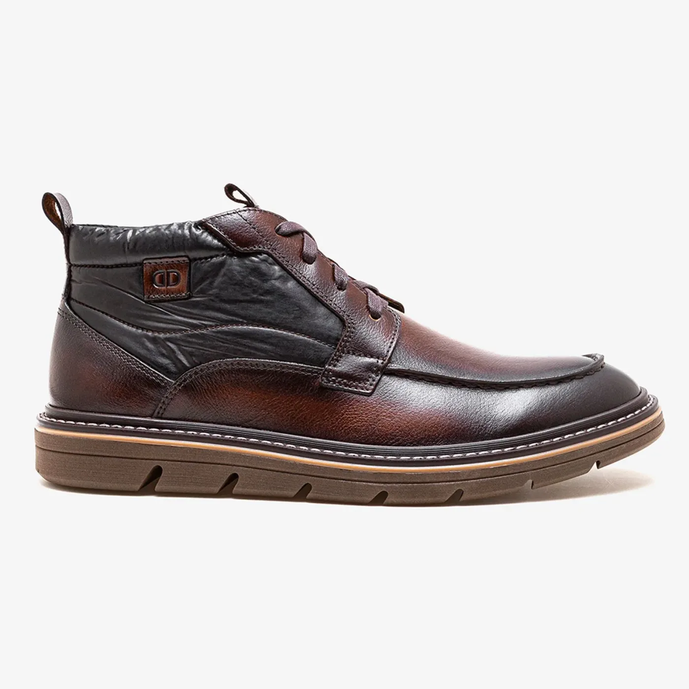Bota Jeff Couro Marrom