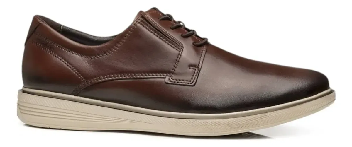 Sapato Casual Pegada Masculino em Couro Pre