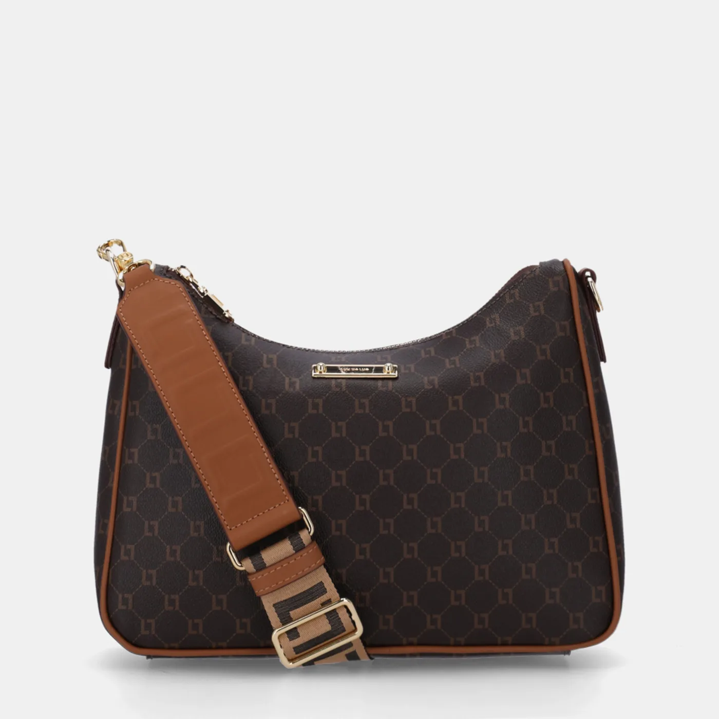 Bolsa Tiracolo Média Monograma Ll Mocca